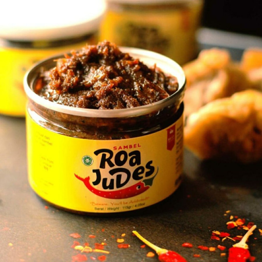 

Judes Roa - Sambal Roa Pedas - Sambel Manado 115gr