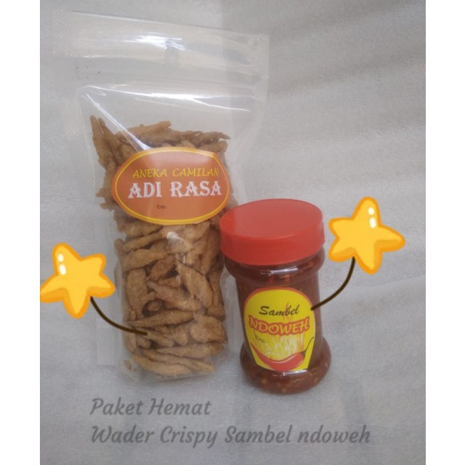 

Paket Hemat wader crispy plus sambel