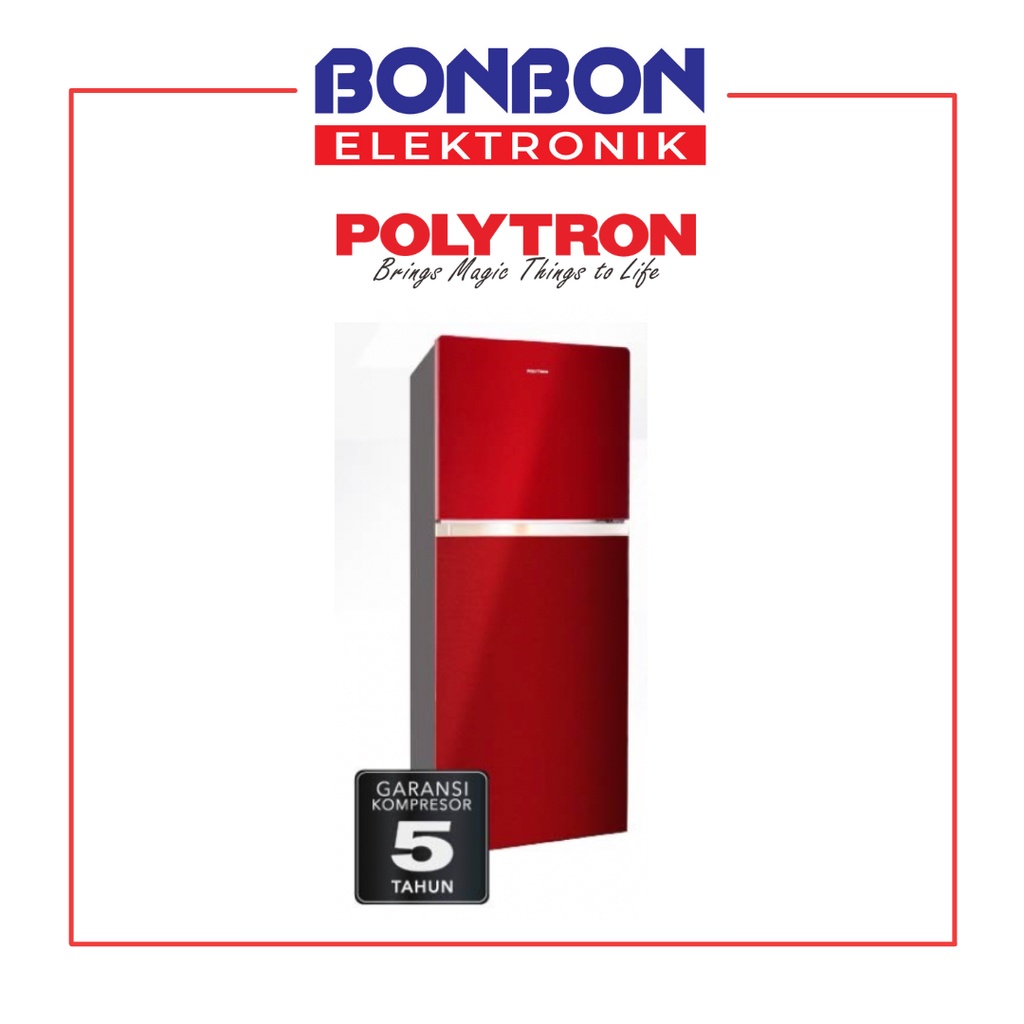 Polytron Kulkas 2 Pintu PRW-29MNR / PRW 29 MNR / PRW29MNR