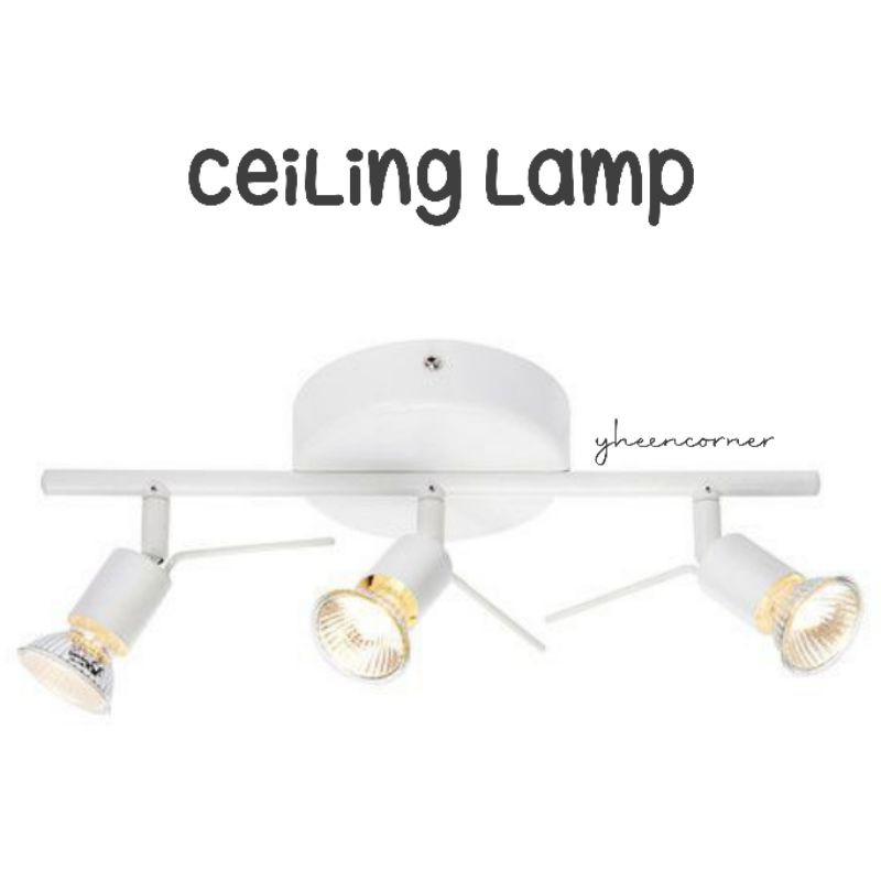 Ceiling Lamp LAMPU SOROT lampu plafon (BELUM TERMASUK BOHLAM)