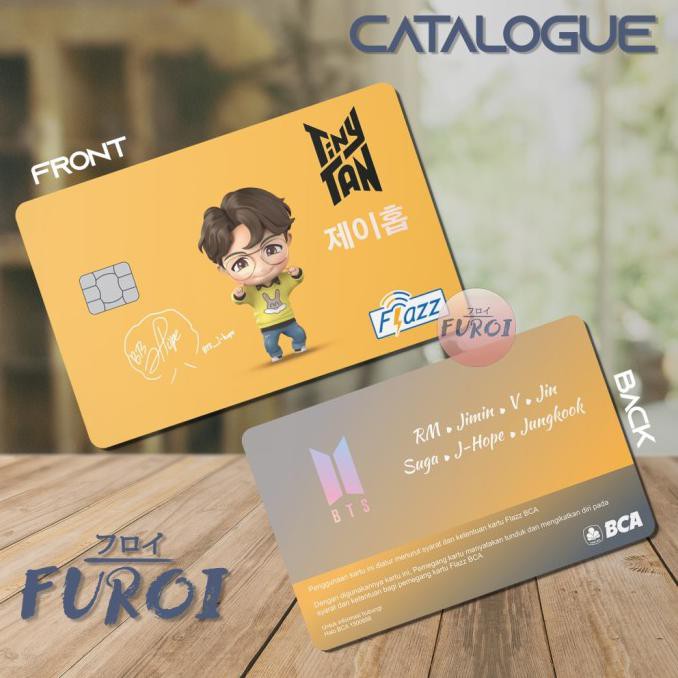 FALSH SALE Custom Flazz BCA | Custom Emoney Mandiri | BTS Tiny Tan Members - Flazz Gen 2, J-Hope