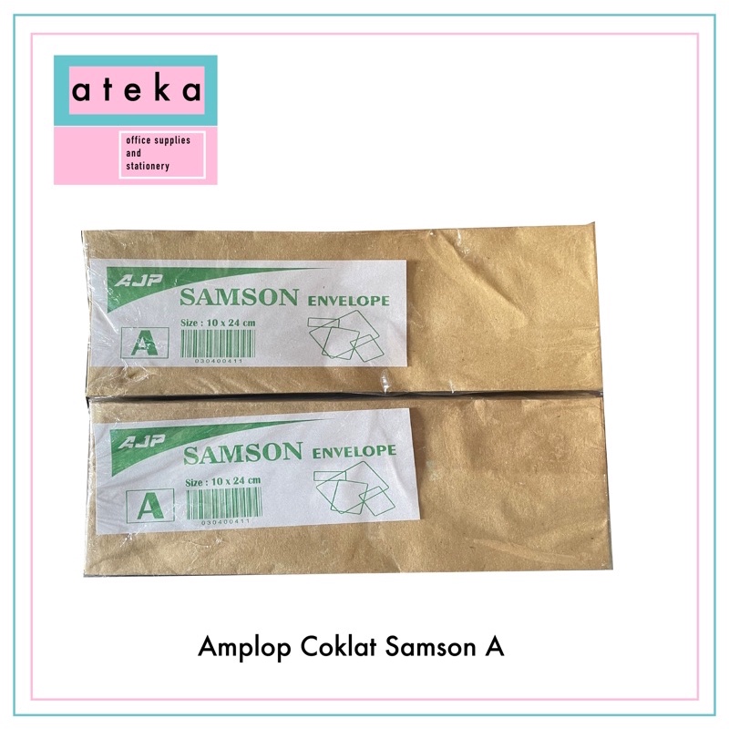 

Amplop Coklat Ukuran A 10X24cm isi 100pcs