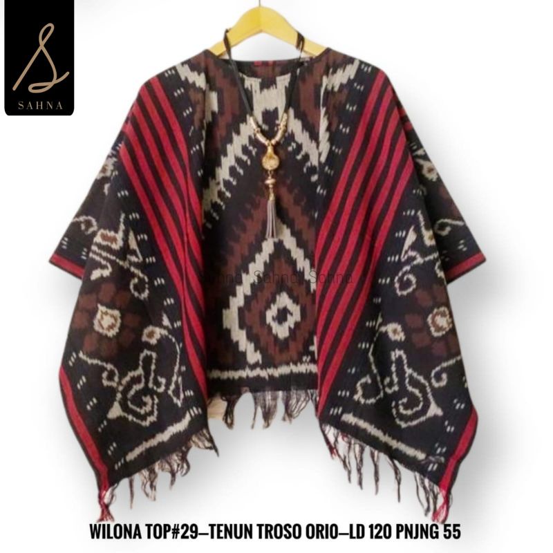 WILONA TOP #29 by Sahna // Tenun Troso Ori