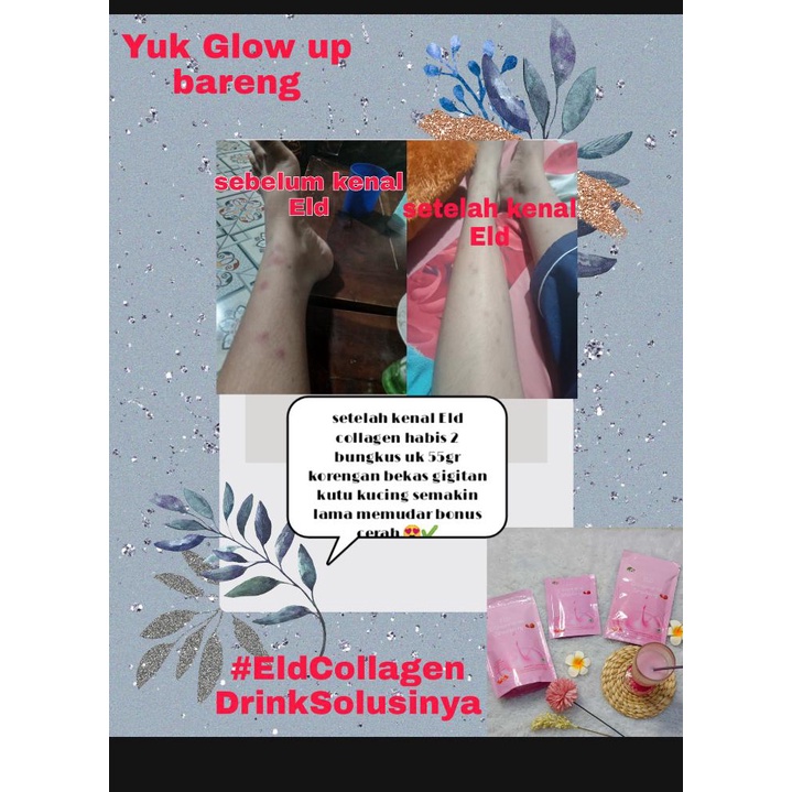 ELD Collagen Drink Pemutih Badan dan Pelangsing Badan