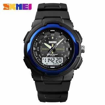 SKMEI Jam Tangan Analog Digital Pria JT 138 Jamtangan Cowok Skmai Jam Cowo Keren Waterproof