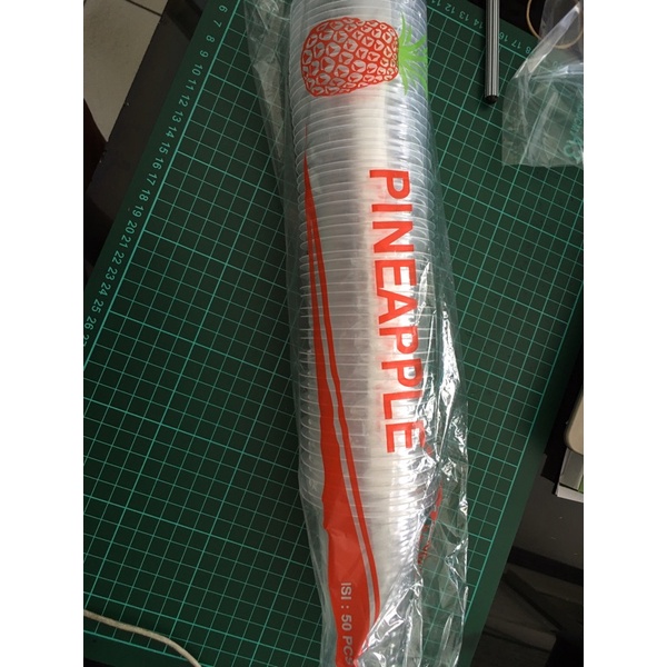 Gelas Plastik / Gelas Kopi / Gelas 200ml / Pineapple / Nanas