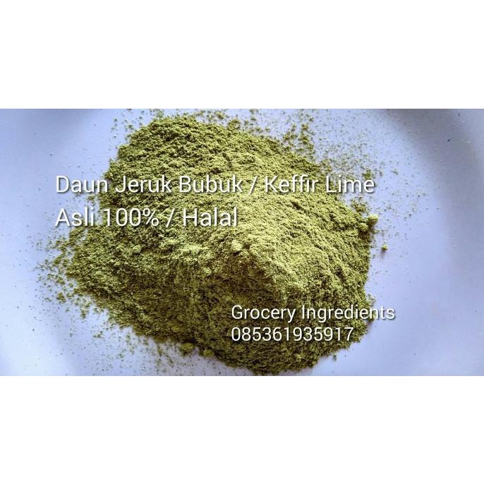 

Daun Jeruk Bubuk Asli 100% 1Kg / Pure Keffir Lime