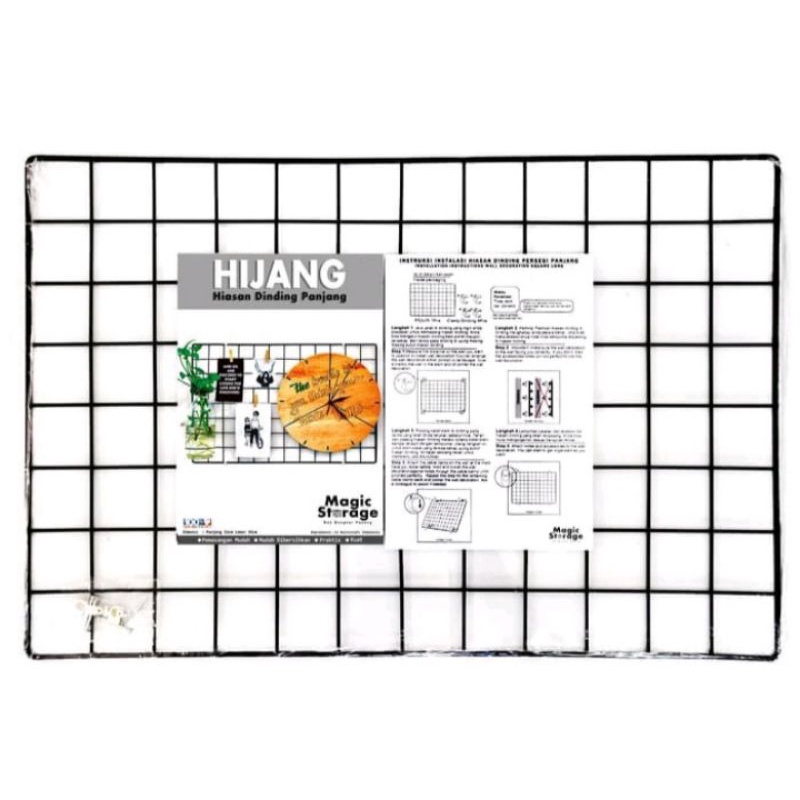 HIJANG WIRE GRID WALL MESH KERANJANG BESI KERANJANG BUNGA