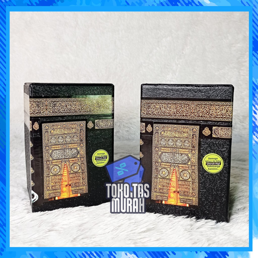 CELENGAN KA'BAH Tanpa Kunci Miniatur Kabah Tempat Penyimpan Uang Unik Bentuk Kakbah Souvenir haji-2