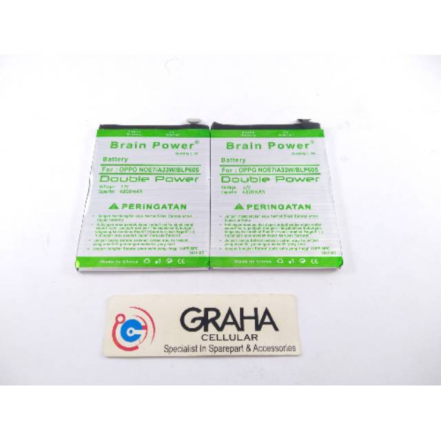 BATERAI OPPO A33W / NEO 7 / F1 / A35 DOUBLE IC BRAIN POWER