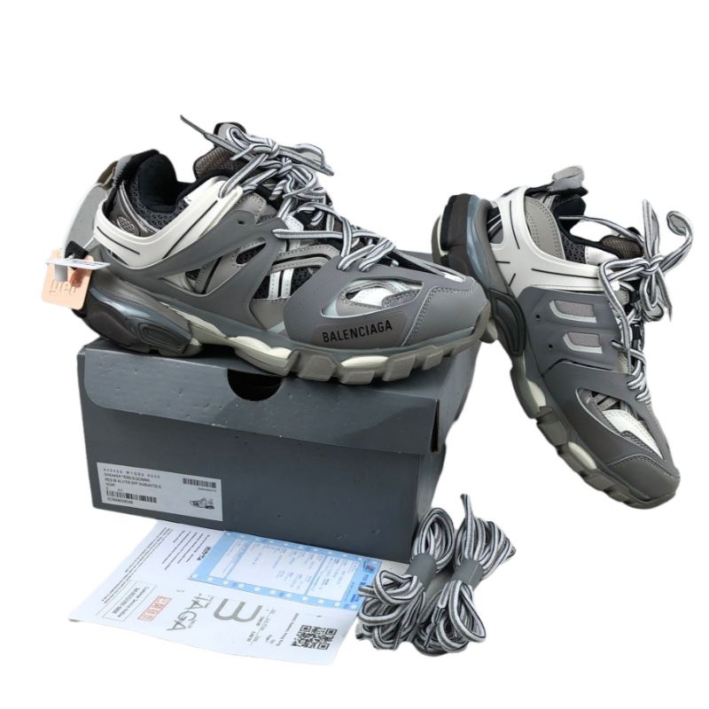 Sneakers Balenciaga Track Trainers Grey 2019 Made In Italy 100% Original