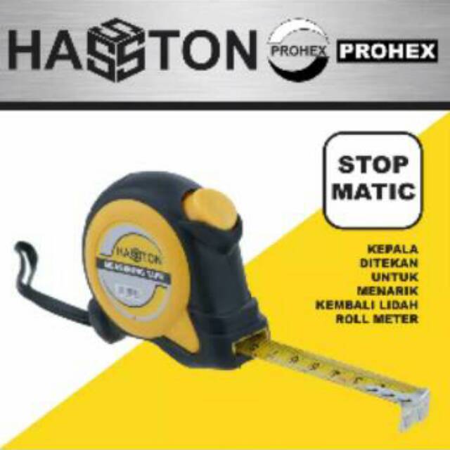 meteran roll prohex/haston 3m