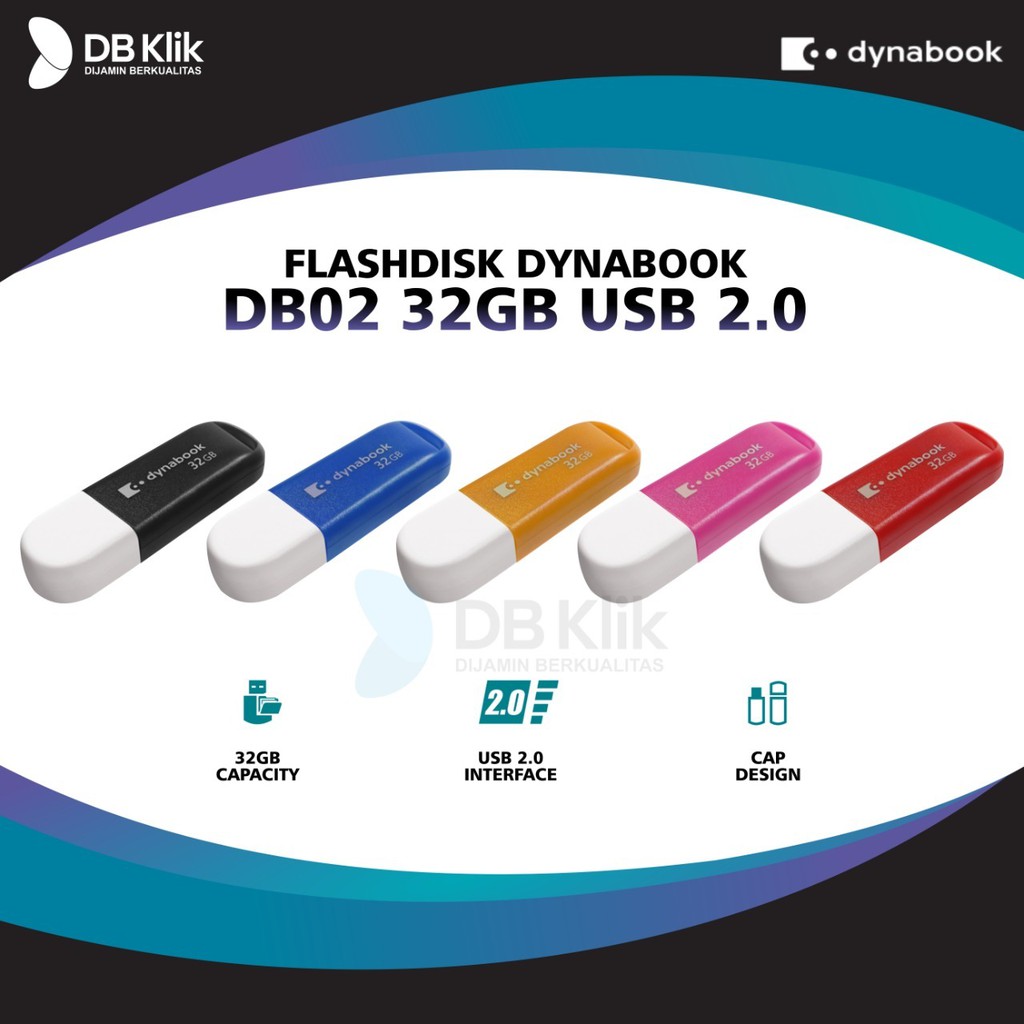 Flashdisk DYNABOOK DB02 32GB USB 2.0 | USB Flash Drive Dynabook 32GB