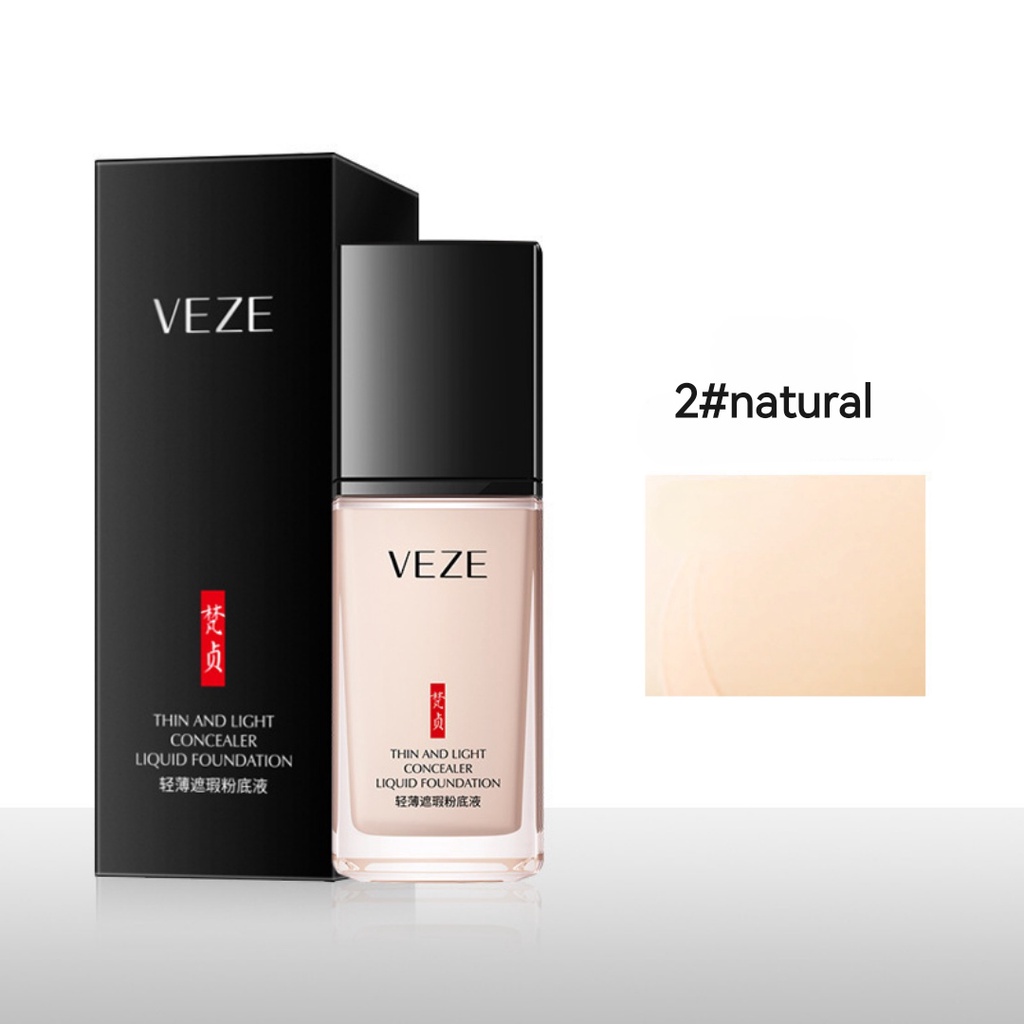 VEZE CONCEALER MOISTURIZING &amp; CLEAR LIQUID FOUNDATION WATERPROOF &amp; LONG LASTING - Tekstur Ringan &amp; Melembabkan