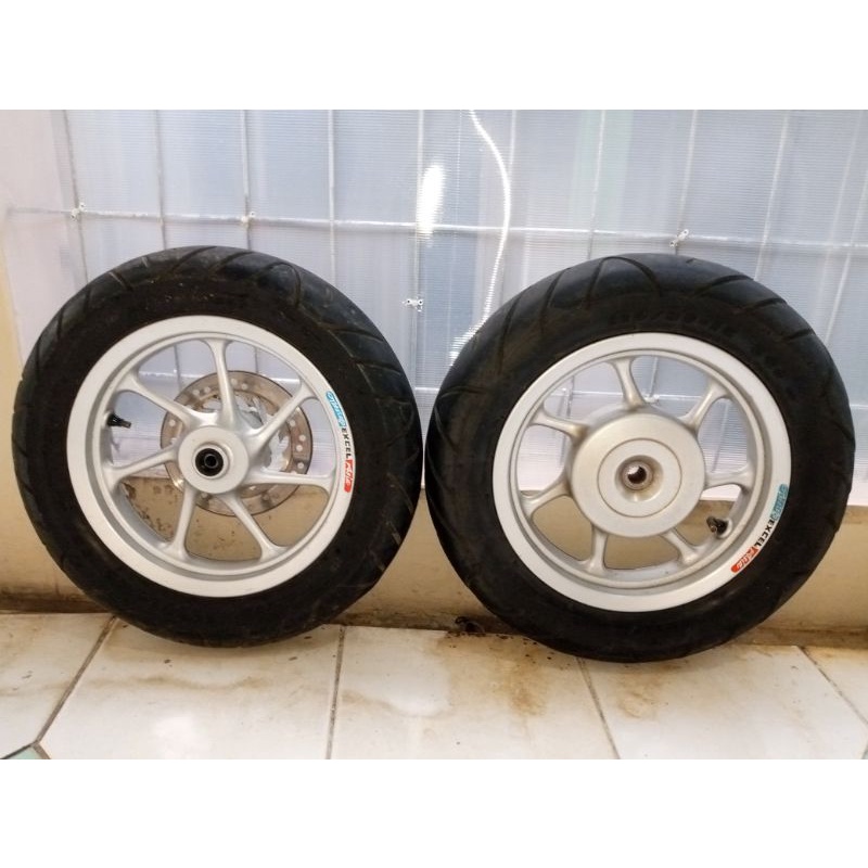 Velg Scoopy ring 12  2018 - 2020 original copotan sepaket sama ban