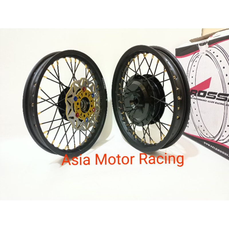 Paketan velg rossi ring 14-140×160 Sepaket beat fi beat street beat mio scopy fino spacy jari jeruji