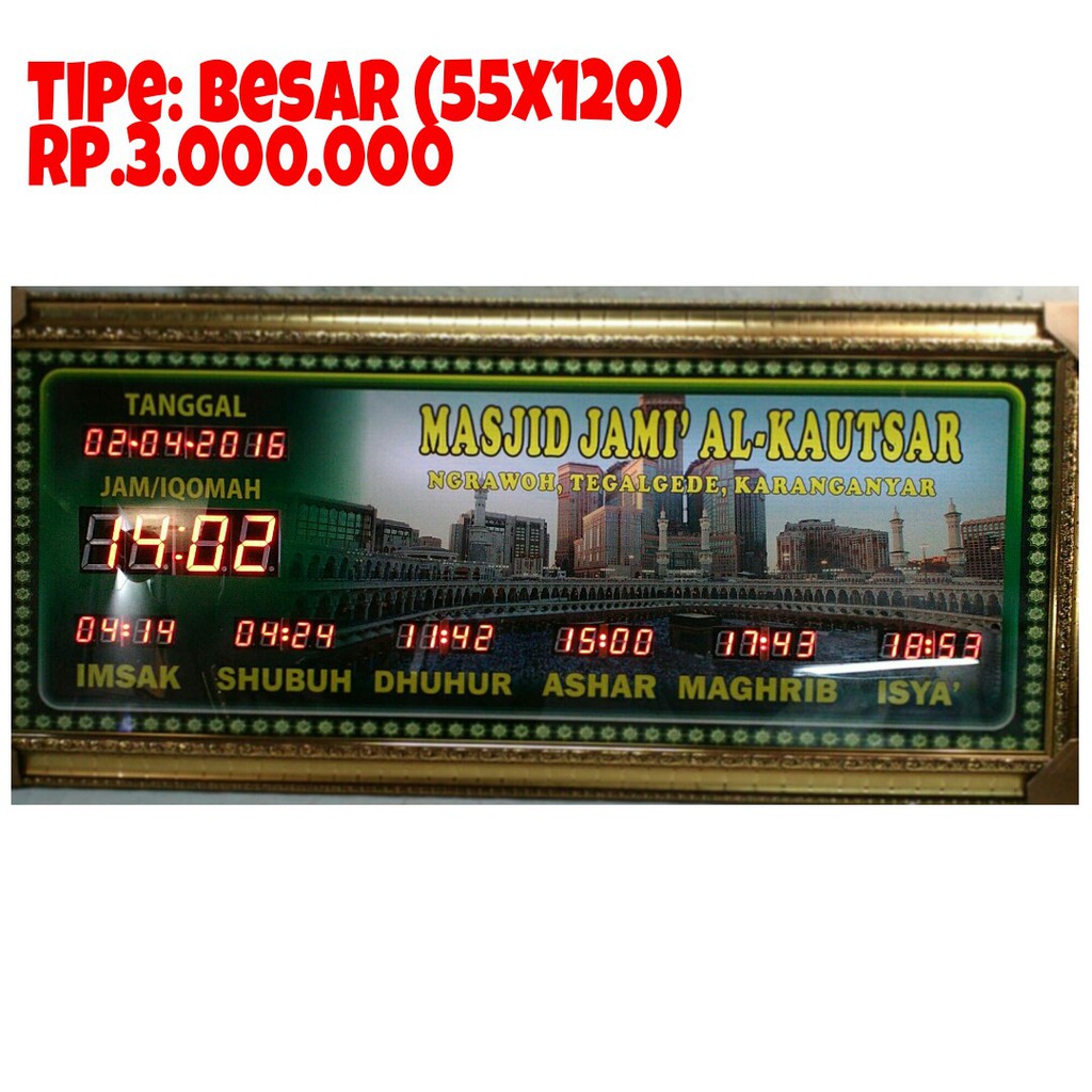 jadwal sholat digital
