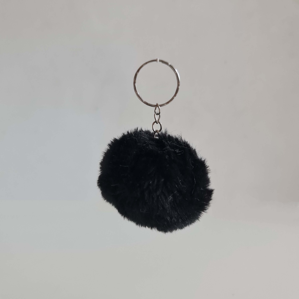 Gantungan Tas POMPOM bulu halus dijamin lebih bagus RANDOM WARNA