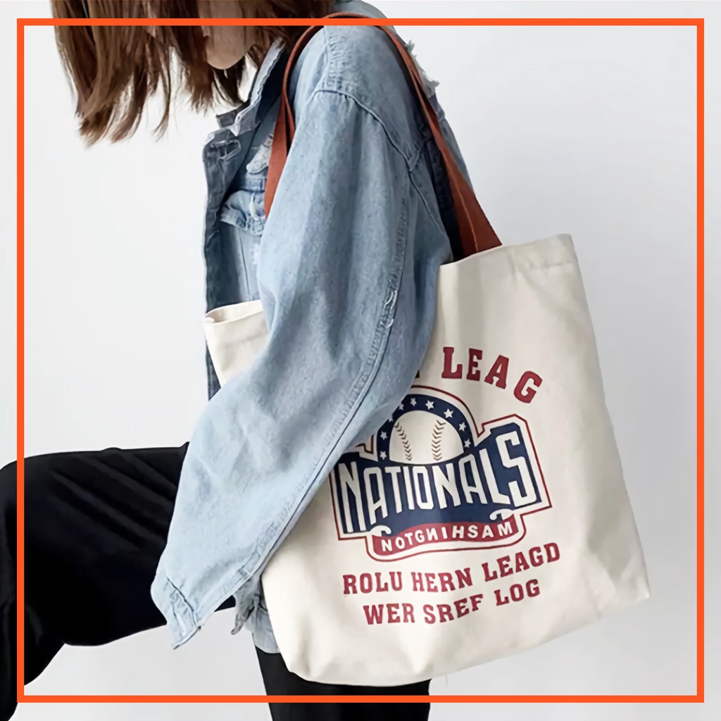 Tas Selempang Kanvas Korea Murah