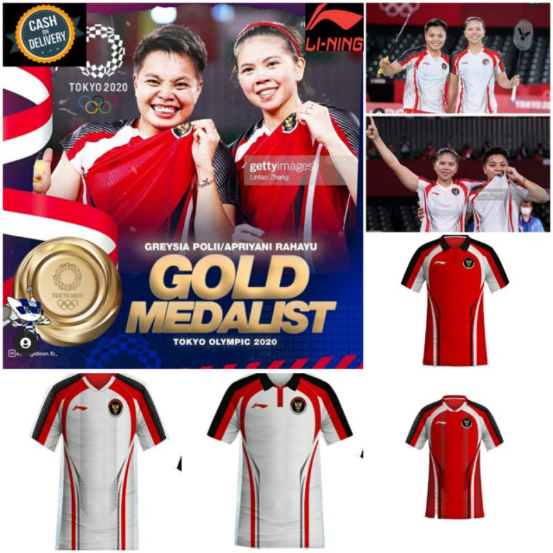 Kaos teamnas Indonesia olympiade Tokyo 2021 L153