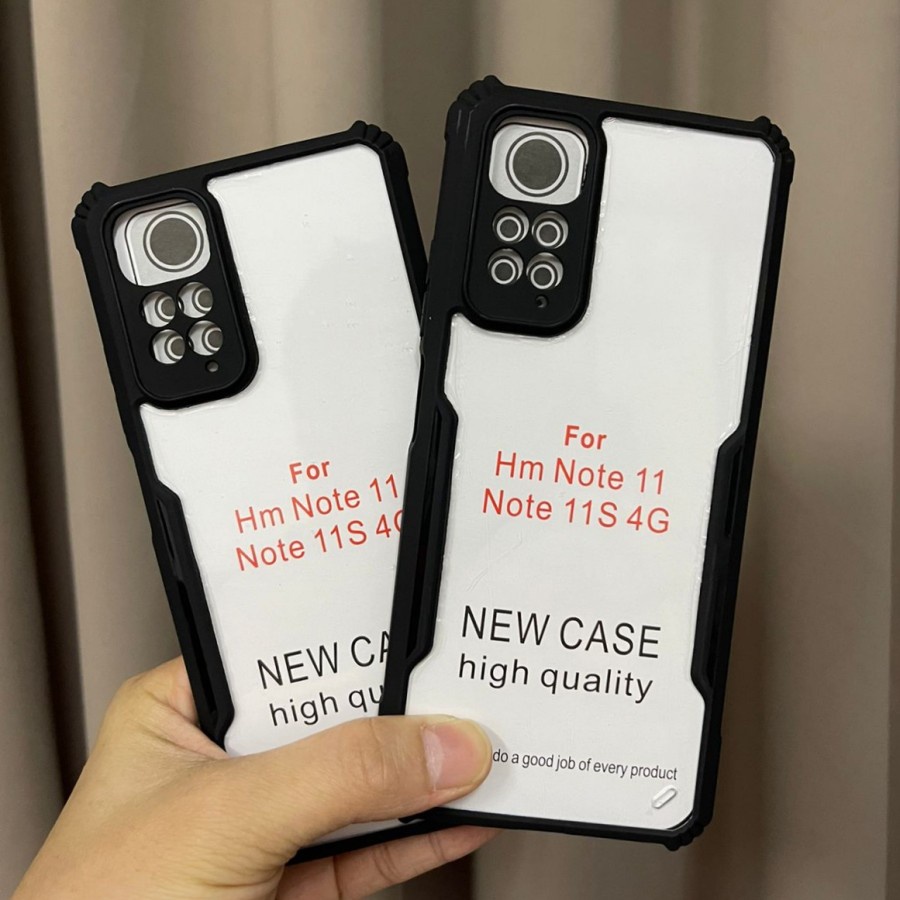 REDMI NOTE 12 12 PRO 5G NOTE 11 NOTE 11 PRO NOTE 11 PRO 5G CASE SHOCKPROOF HARDCASE IPAKY BENIN CLEAR BENING BUMPER HARD CRACK CASING PROTECT CAMERA COVER PELINDUNG KAMERA