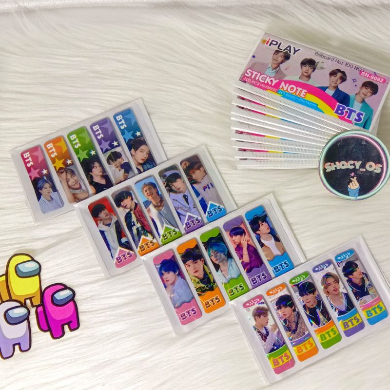 

Sticky Notes BTS pembatas buku bts