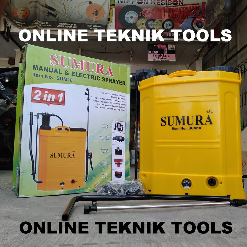 Semprotan Hama Atau Sprayer Elektrik 18 liter SUMURA
