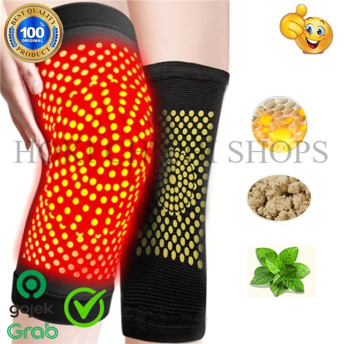 Alat Terapi Lutut / Paha / Betis / Deker Ginger Wormwood Original Cc Pasti Ori