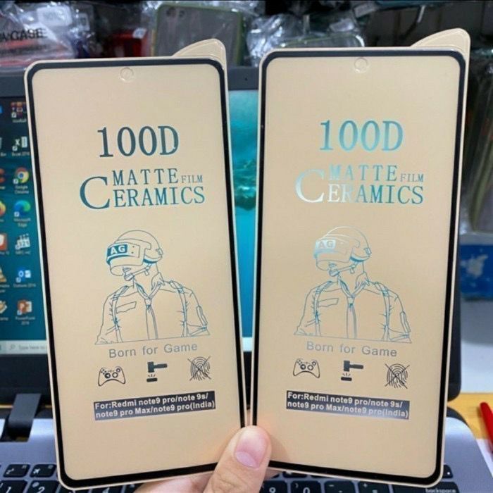 Tg Antigores Ceramic Matte Xiaomi RedmiNote 3/4x/5a/5pro/6pro/7/8/8pro/9/9pro/10s/10pro/10 4G/10 5G/11/11pro/NOTE 11S/NOTE 4/R.Note 12 Pro 5G Anti Minyak Glare