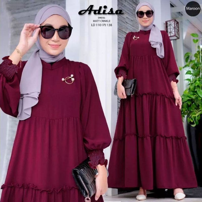 Dress Wanita Fashion Muslim | Dress Kondangan Muslim | Dress Kondanga Muslim | Dress Wanita Fashion 