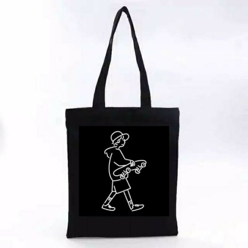 Arifirn - Tas Tote Bag Wanita Pria SkateBoard