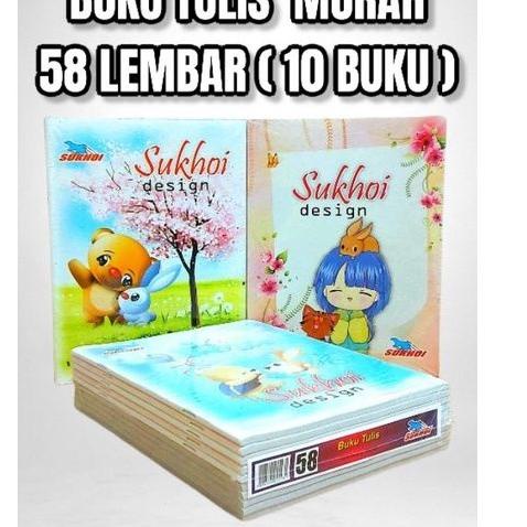 

⸨BaJ♛⸩ ⭐️ BUKU TULIS MURAH 58 LEMBAR ( Dapat 10 BUKU) |Diskon