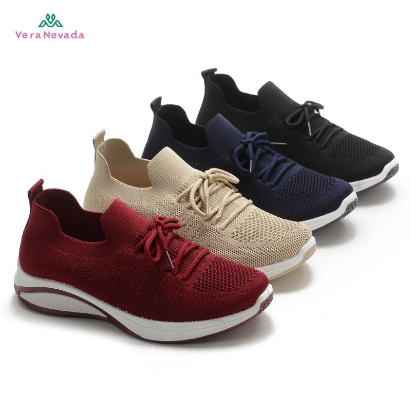 Vera Nevada Sepatu Sneaker FlyKnit Wanita Shoes VL10