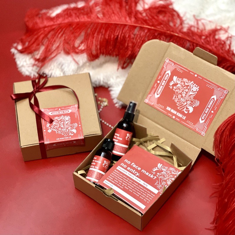 Chinese New Year Hampers New Normal Parcel Imlek Souvenir Chinese New Year Hampers New Normal Parcel Imlek Souvenir