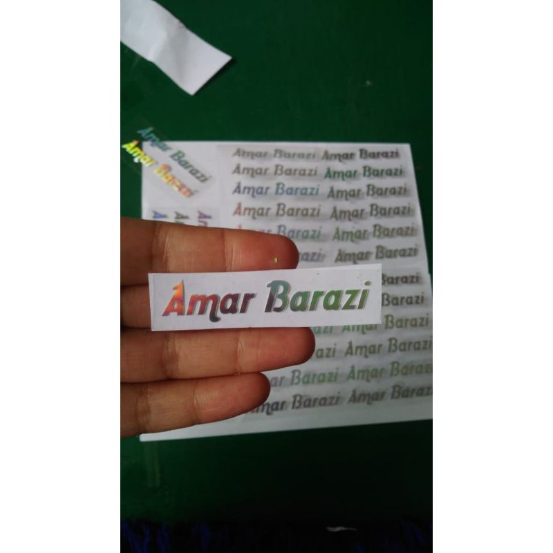 

Stiker Sablon | Stiker Nama Sablon | Stiker Polyflex