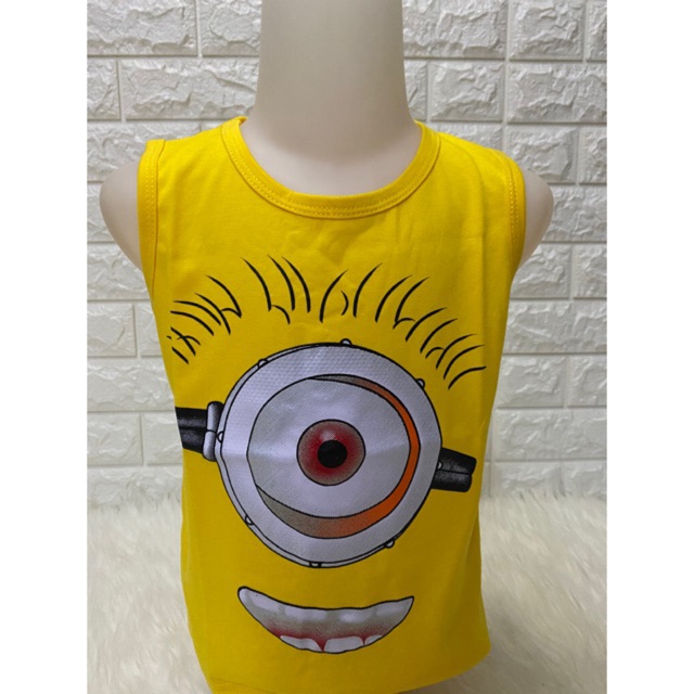 Singlet anak2 (MINION) 2-9 tahun
