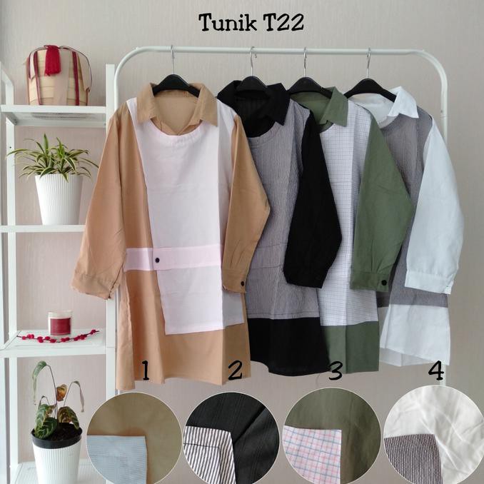 MUTU BAGUS Tunik Wanita Lucu Kekinian T22 Murah
