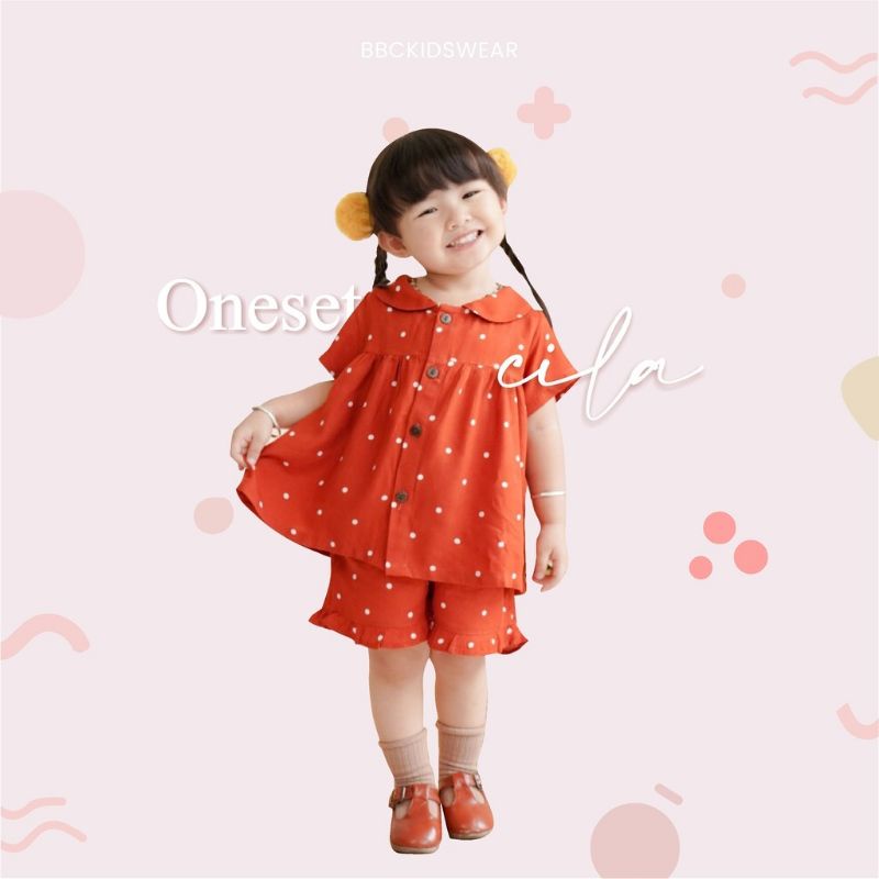 ONESET CILLA BY BBCKIDSWEAR