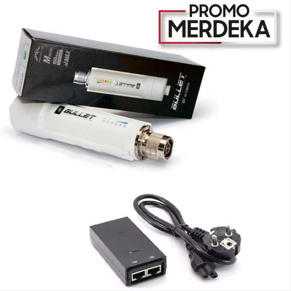 UBNT Bullet M2HP Include Adaptor 24Volt  Murah