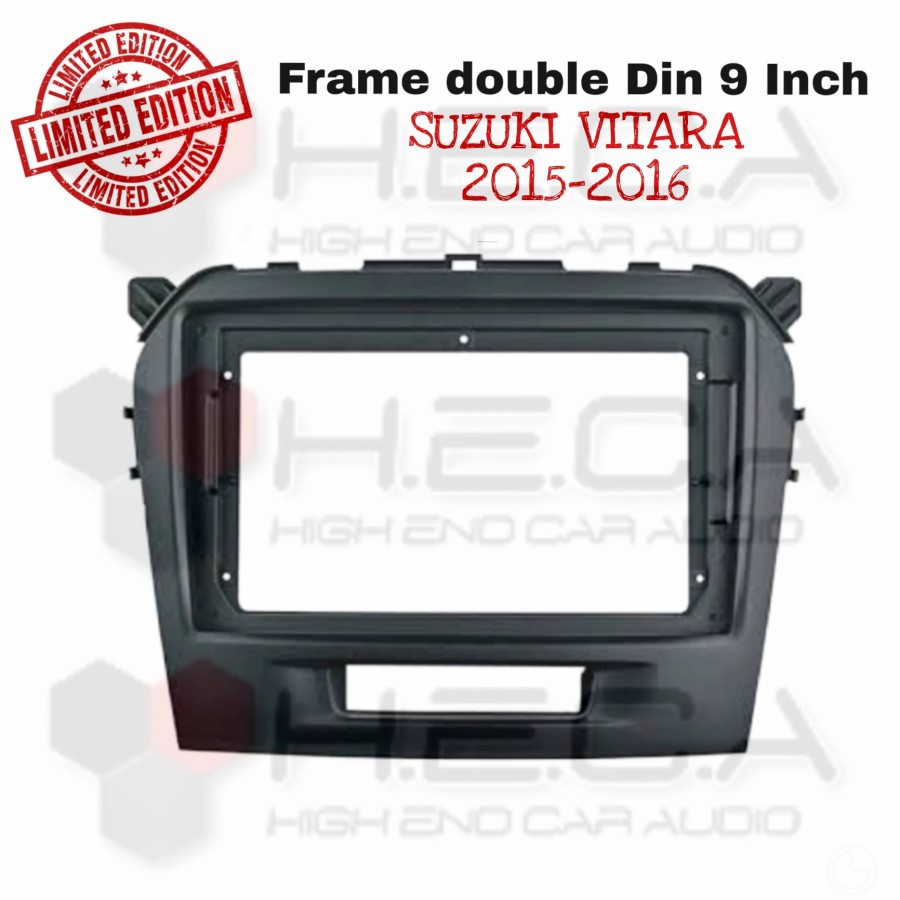Frame 9 inch VITARA / ESCUDO 2015 Double Din 9" Head Unit Tape Mobil
