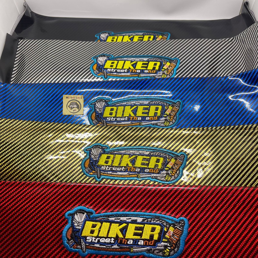 PROMO TERMURAH SARUNG KULIT JOK BIKER CARBON KARBON UNIVERSAL ASLI THAILAND