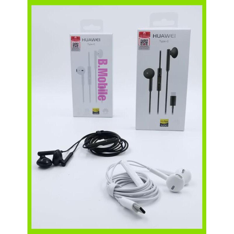 EARPHONE HEADSET HUAWEI CM 33 TYPE C P20 P30 P30LITE P30PRO MATE30 P40PRO P40 P40+ OEM