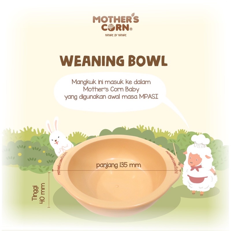 Mother’s Corn Weaning Bowl - Mangkuk Makan anak