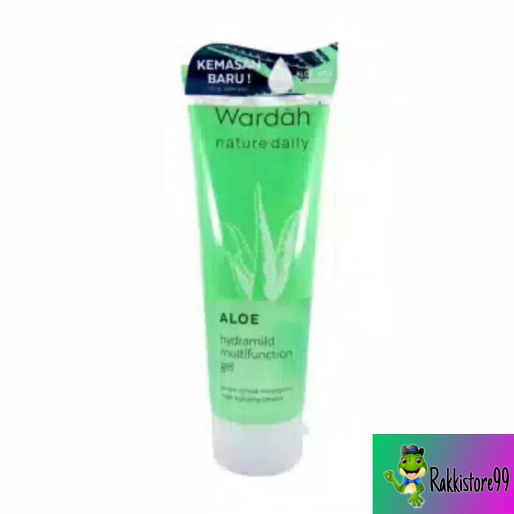 ❣️Rakkistore99❣️Wardah Nature Daily Aloe Hydramild Multifunction Gel 100ml (100% Original)