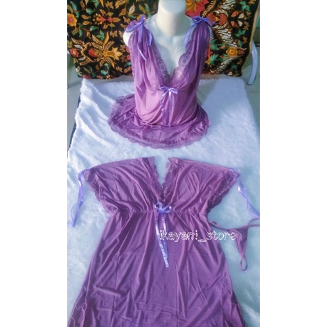 BAJU TIDUR JUMBO BIG SIZE SEXY BAJU HARAM SEXY BAJU DINAS DEPAN SUAMI BAJU DINAS MALAM SEXY LINGERIE COSPLAY SEXY PAKAIAN DALAM WANITA SEXY SLEEPWEAR JUMBO SEXY M L XL XXL XXXL LD 110 120 130-2
