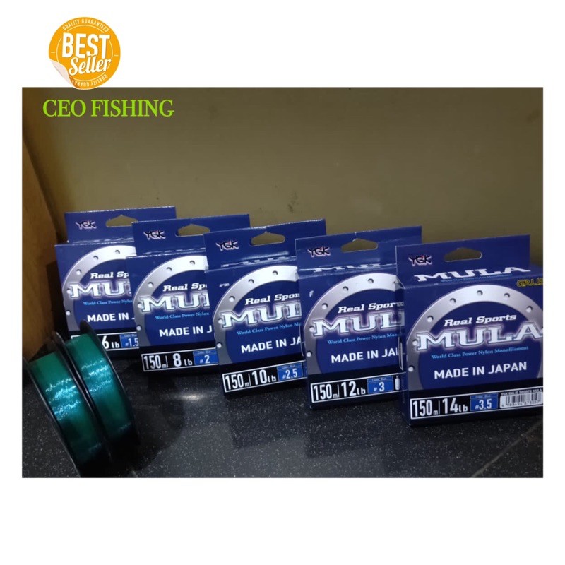 Senar YGK GALIS REAL SPORTS MULA 150M | Senar Nylon | Senar Pancing
