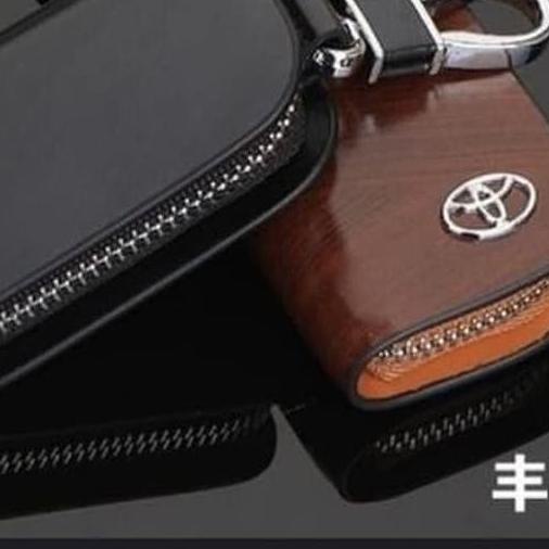 ➻ DOMPET KUNCI STNK TOYOTA KUALITAS KULIT PREMIUM DOMPET STNK TOYOTA Dompet STNK gantungan kunci STN