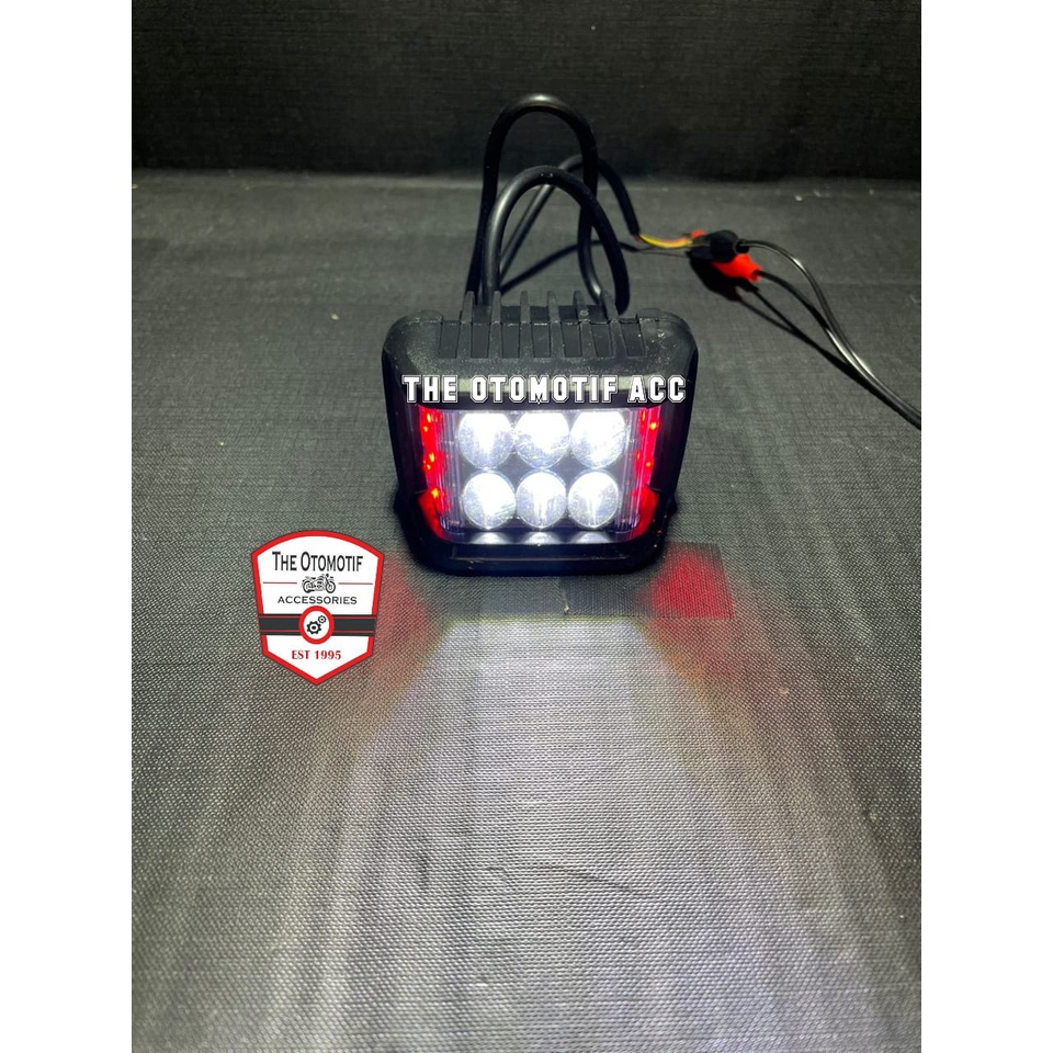 Lampu Tembak 6 Mata Atlas Lampu Kiri Kanan Lampu Tembak Sorot Led 6 Mata Harga 1 Pcs