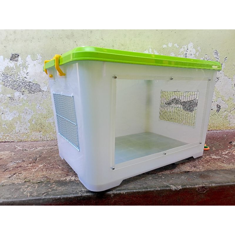 box container modif akrilik kandang landak reptil hamster iguana