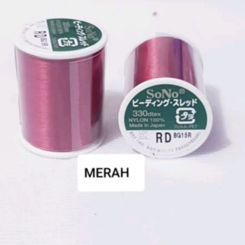 BENANG SONO BAHAN NYLON 100% MADE IN JAPAN HARGA PER ROLL ISI 100 METER